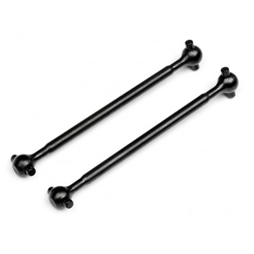 EIXO CARDAN PRETO DOGBONE REAR DRIVE SHAFT 6x60.5MM 2 PEÇAS CYBER 10B HPI 100858